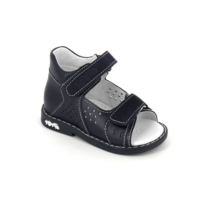 Босоножки  детские с открытым носом, цв. синий 025/2-КП-2,12 фото 1