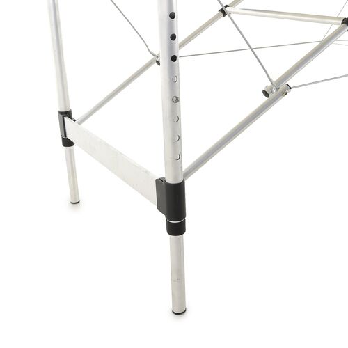 Массажный стол складной Med-mos JFAL01A (2-х секционный) алюминиевая рама, двуцветный, ложе 185х70 фото 15