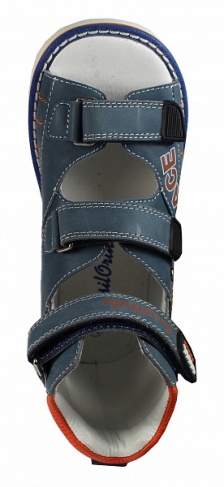 Сандалии ортопедические открытый нос на мальчика 15-320М  фото 4