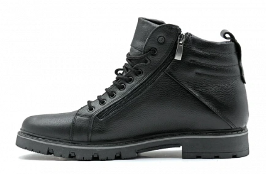 Ботинки ортопедические мужские демисезонные Ортомода 92453-Х-101 черные кожаные фото 4