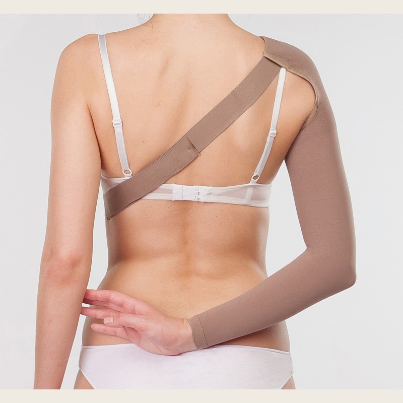 Компрессионный рукав удлиненный  с креплением на плечо 1 класса арт.513 фото 2