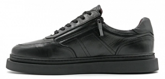 Полуботинки ортопедические мужские кожаные Ортомода KD13-328-07A черные фото 4