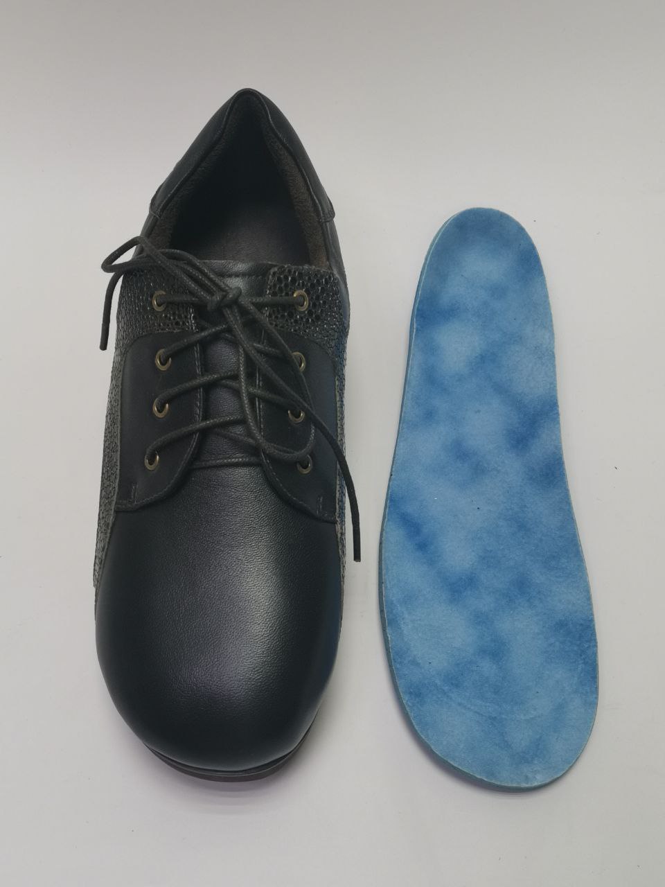 Полуботинки ортопедические женские кожаные Ортомода 8122 ш увеличенной полноты коричневые фото 5