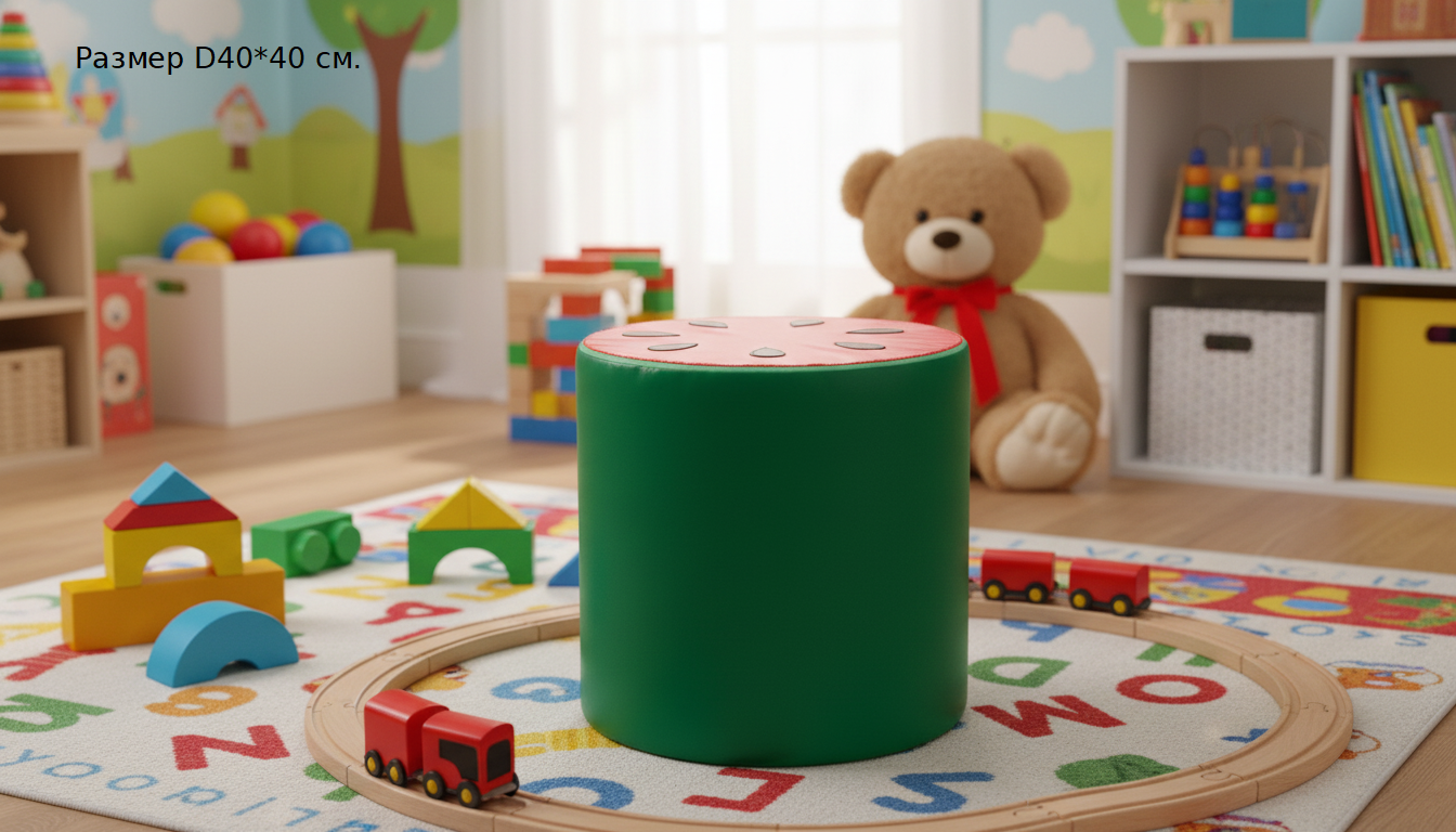 Пуф Киви, апельсин, лимон и др. 40*40 см фото 5