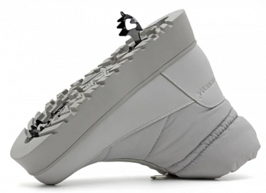 Обувь ортопедическая сложная на утепленной подкладке дутики  женские цв.серый 88002-Т-904 фото 6