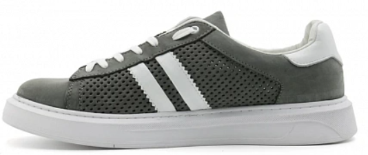 Обувь ортопедическая сложная без утепленной подкладки кроссовки мужск. цв. серый 97301-Н-004 фото 4