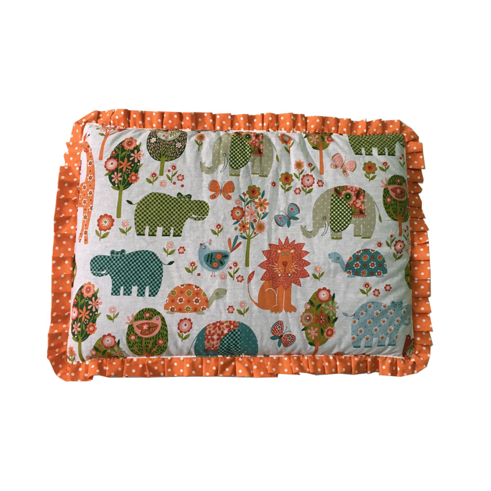 Подушка с рюшами наполнитель лузга гречихи 40*60 ОМТ-3.1 фото 1