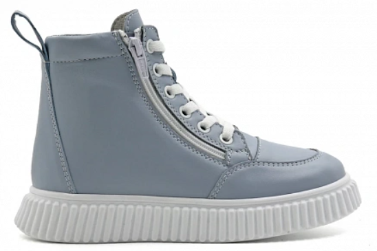 Ботинки ортопедические подростковые с высоким берцем Ортомода 43070-Х-017 ДЦП кожаные фото 4