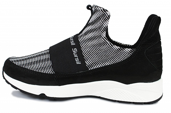 Кроссовки детские черно/белые 65-146  фото 2