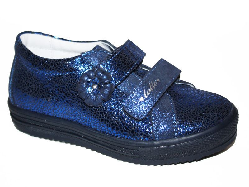 Полуботинки для девочки ц. сапфир  1231-Д-КП-512,522  фото 1